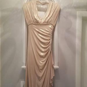 Shimmer golden gown